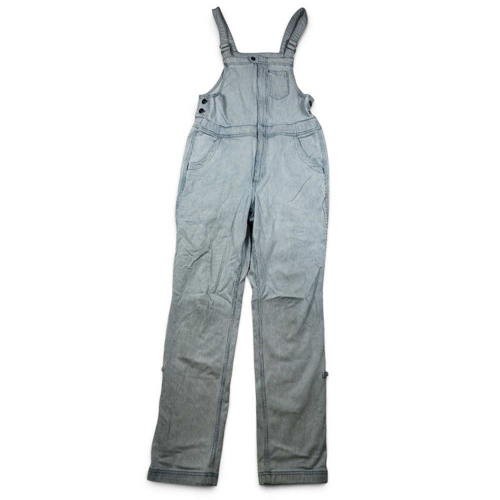 Women's Duluth Trading Hickory Striped Bib Overalls M
